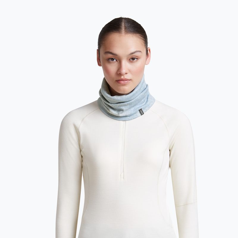 Snood icebreaker Merino 260 Oasis Vertex Reversible Chute Chillwave snow/zinc blue 5