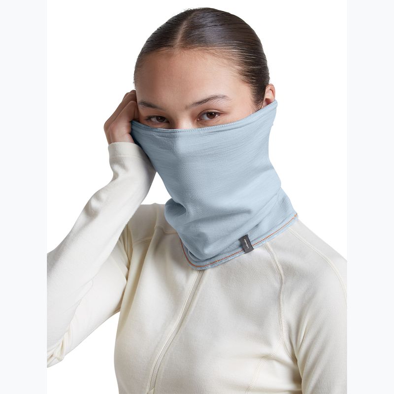 Snood icebreaker Merino 260 Oasis Vertex Reversible Chute Chillwave snow/zinc blue 7