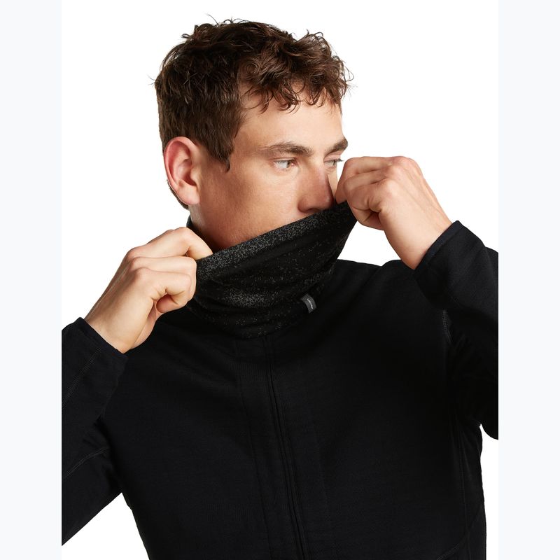 Snood icebreaker Merino 260 Oasis Vertex Reversible Chute Chillwave black/obsidian 3