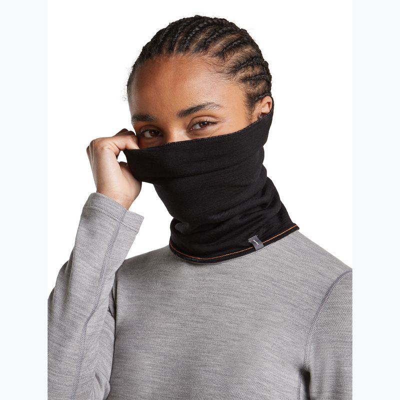 Snood icebreaker Merino 260 Oasis Vertex Reversible Chute Chillwave black/obsidian 6