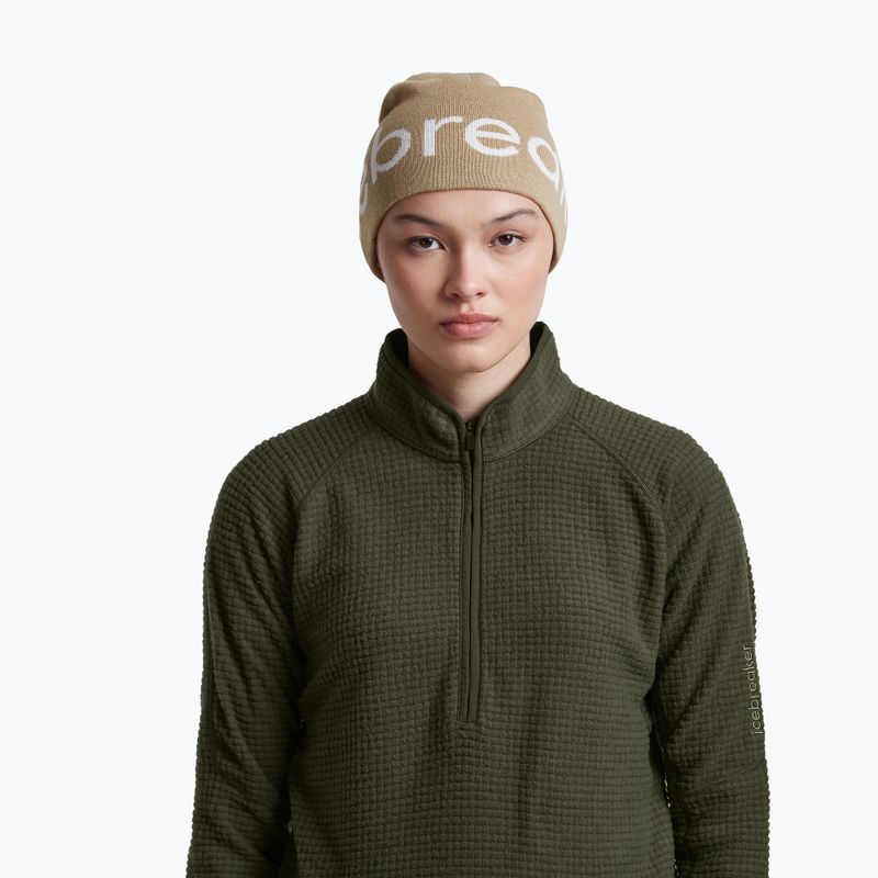 Winter hat icebreaker Merino Icebreaker Beanie cumin/ecru heather 5