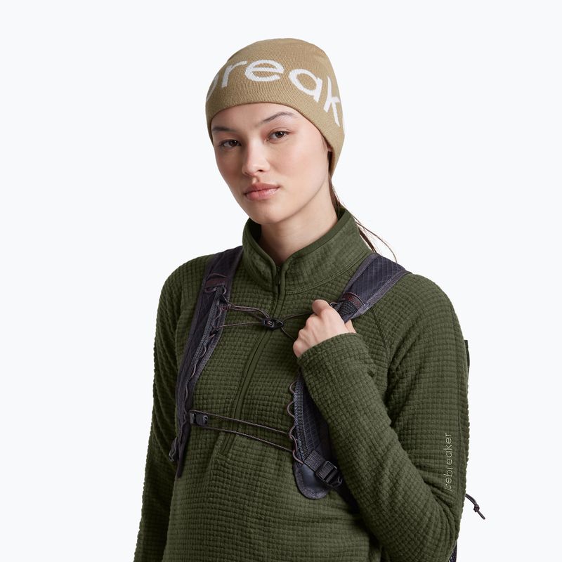 Winter hat icebreaker Merino Icebreaker Beanie cumin/ecru heather 6