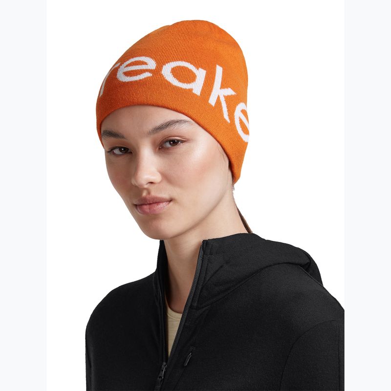 Winter hat icebreaker Merino Icebreaker Beanie spice/ecru heather 7