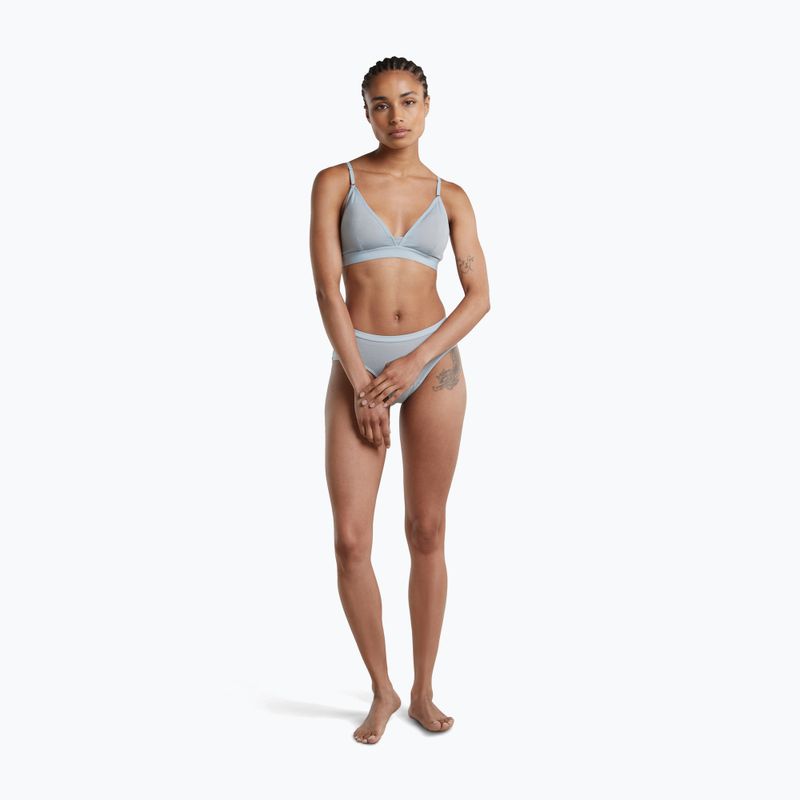 Thermal sports bra icebreaker Merino 150 Siren Bra Inserts zinc blue 3