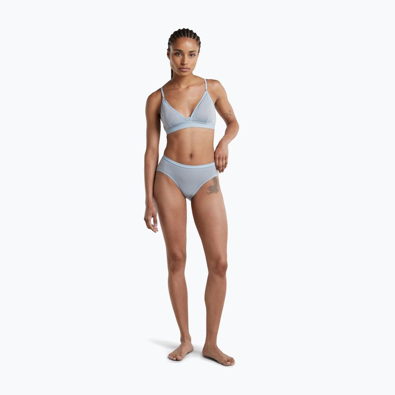 Women's thermal underwear Icebreaker Siren Hipkini zinc blue 3