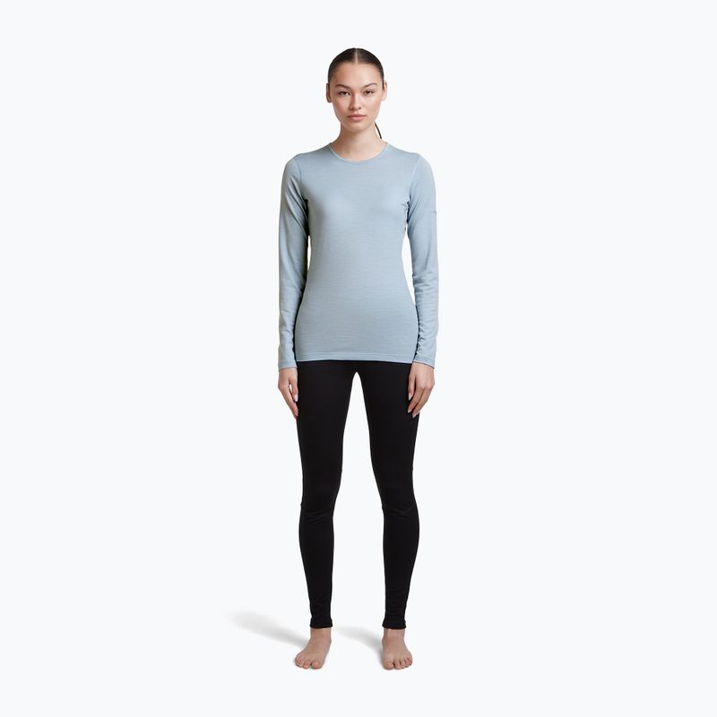 Women's thermal sweatshirt Icebreaker 200 Oasis Crewe Zinc Blue 4
