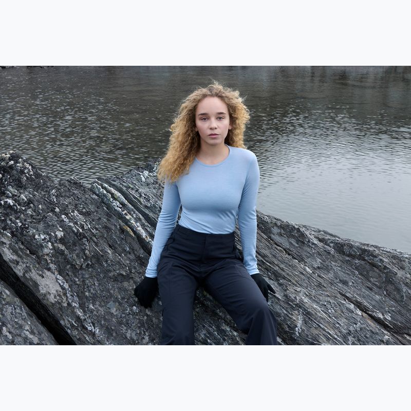 Women's thermal sweatshirt Icebreaker 200 Oasis Crewe Zinc Blue 8