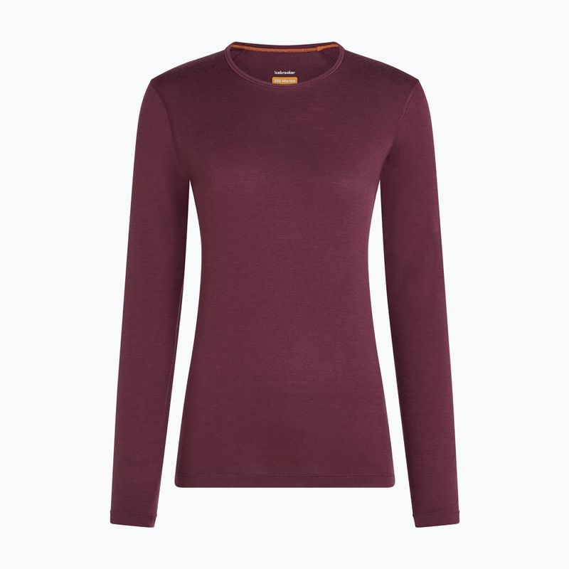 Women's thermal sweatshirt Icebreaker 200 Oasis Crewe Dark Berry 7