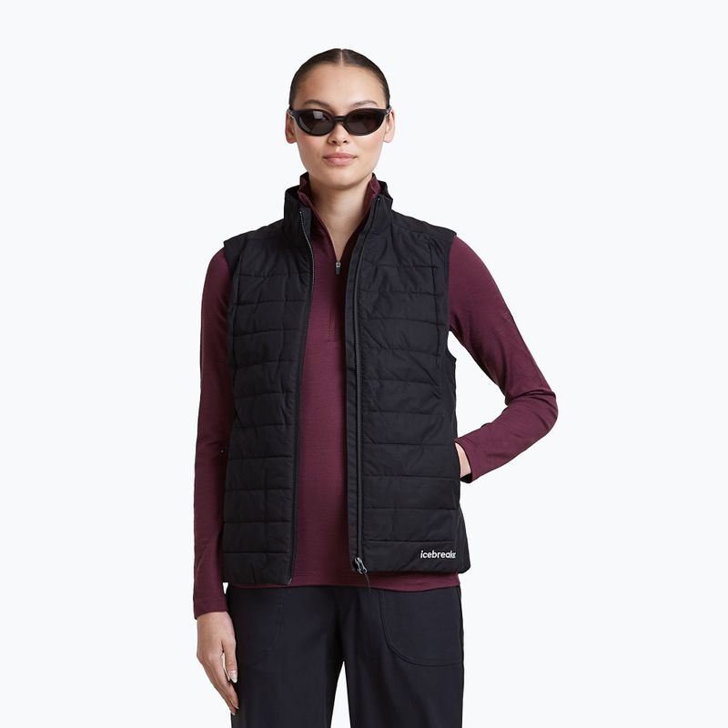 Women's thermal sweatshirt Icebreaker 200 Oasis LS Half Zip dark berry 7
