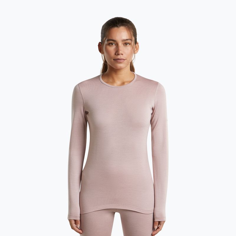 Women's thermal sweatshirt Icebreaker 260 Tech Crewe Pink Quartz