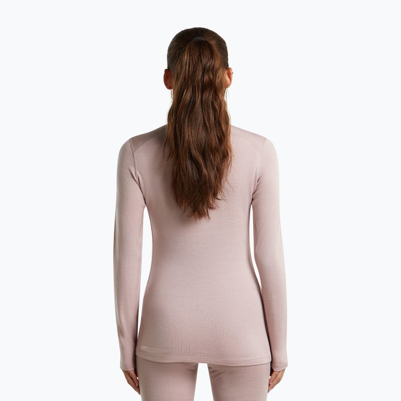 Women's thermal sweatshirt Icebreaker 260 Tech Crewe Pink Quartz 3