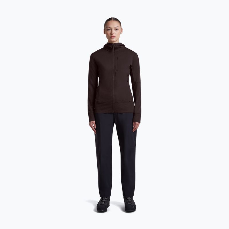 Women's sweatshirt Icebreaker Merino 260 Quantum IV LS Zip Hoodie bittersweet 4
