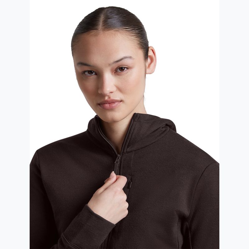 Women's sweatshirt Icebreaker Merino 260 Quantum IV LS Zip Hoodie bittersweet 6