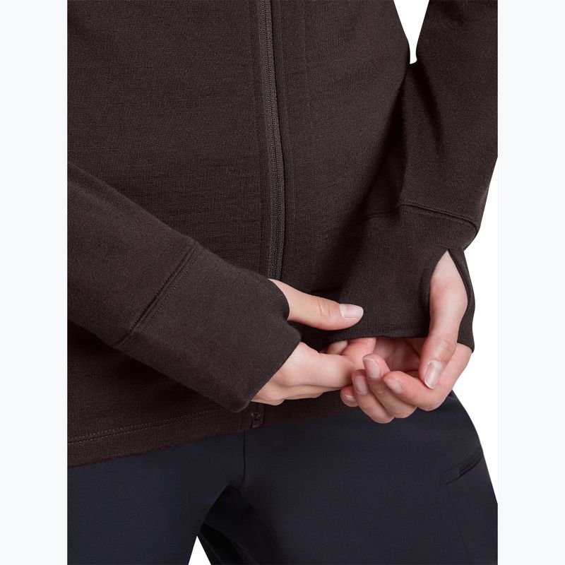Women's sweatshirt Icebreaker Merino 260 Quantum IV LS Zip Hoodie bittersweet 8