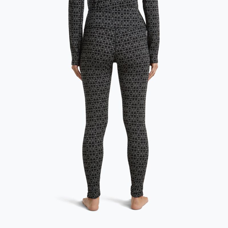 Women's thermal trousers icebreaker Merino 260 Tech Vertex High Rise black/snow 3