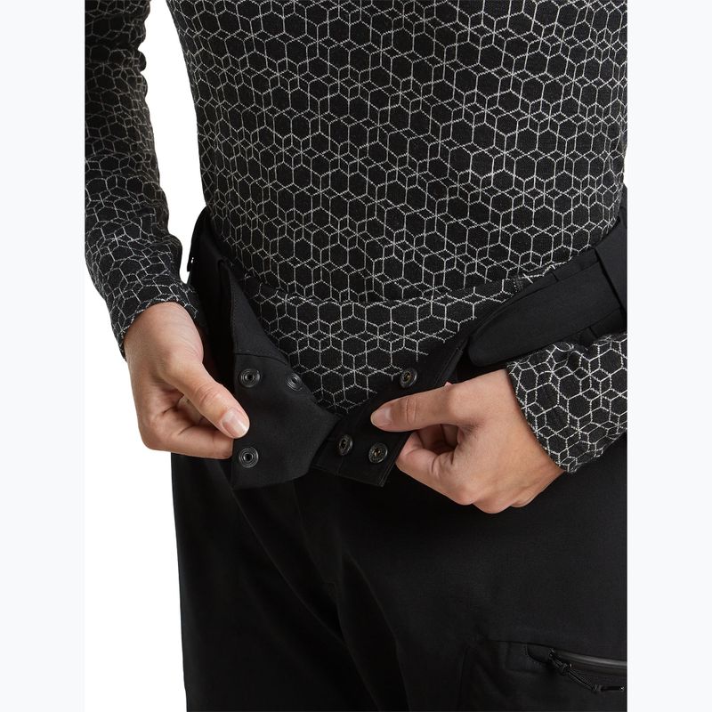 Women's thermal trousers icebreaker Merino 260 Tech Vertex High Rise black/snow 4