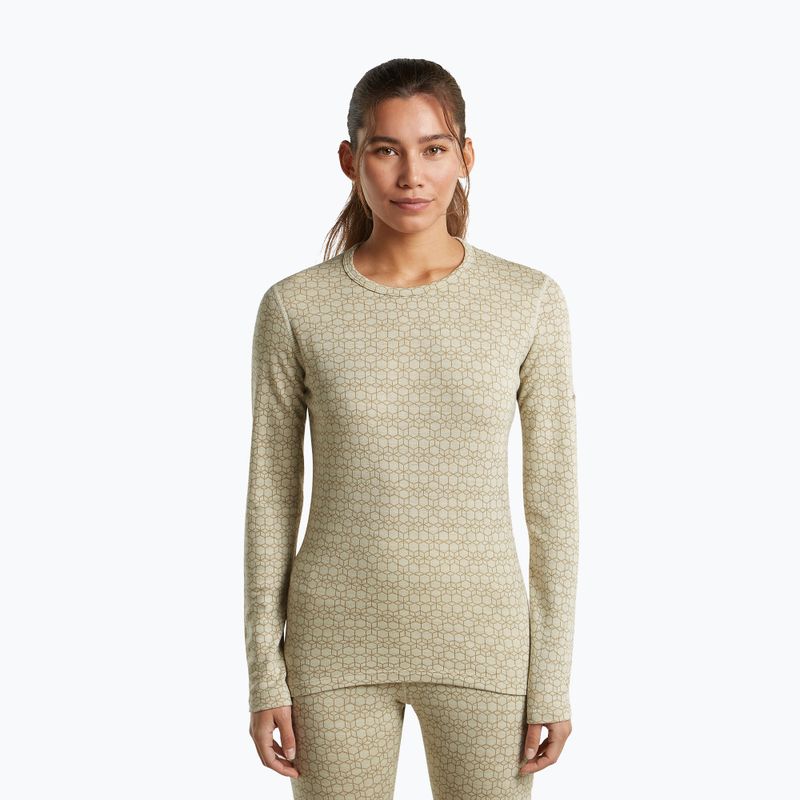 Women's thermal sweatshirt Icebreaker Merino 260 Tech Vertex Crewe Undyed/Cumin