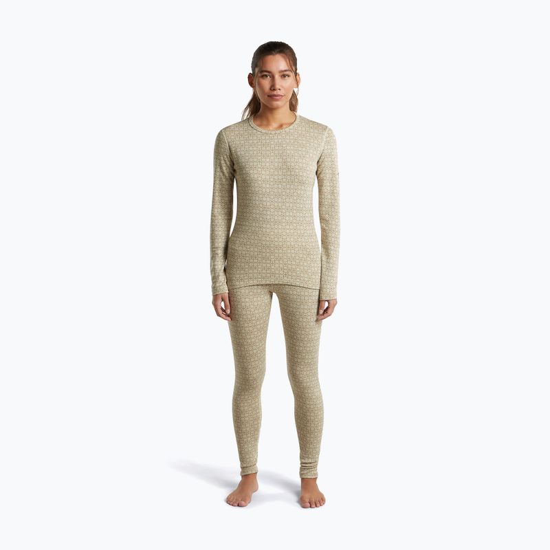 Women's thermal sweatshirt Icebreaker Merino 260 Tech Vertex Crewe Undyed/Cumin 2