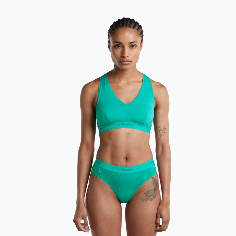 Thermal sports bra icebreaker Merino 125 Cool-Lite Sprite Racerback fresh 2
