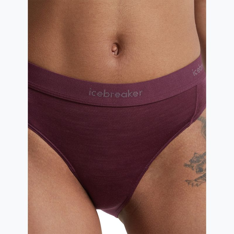 Women's thermal underwear Icebreaker Merino 125 Cool-Lite Sprite Hipster dark berry 6