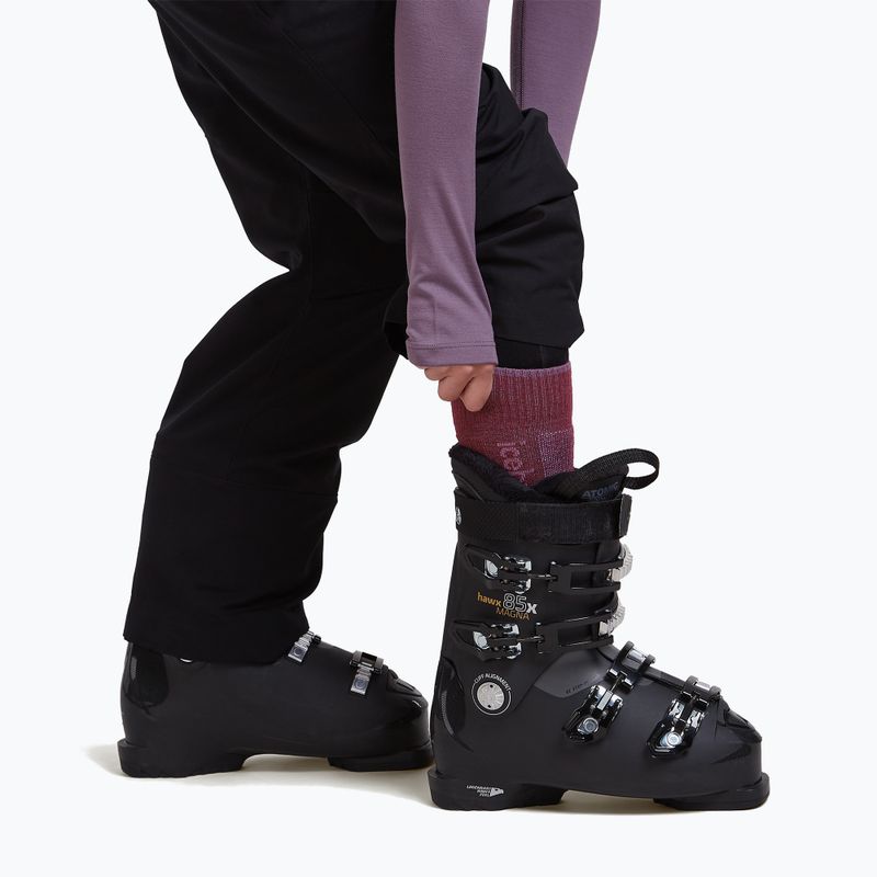 Women's ski socks Icebreaker Merino Ski+ Ultralight OTC berry/grey plum/zinc blue 5