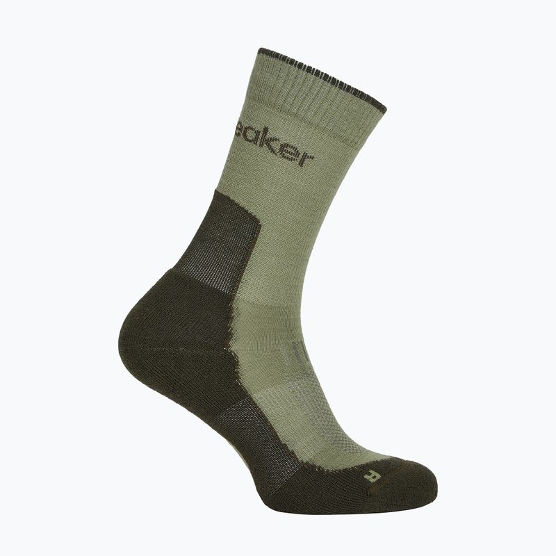 Women's socks Icebreaker Merino Hike+ Light Crew lichen/dark loden 2