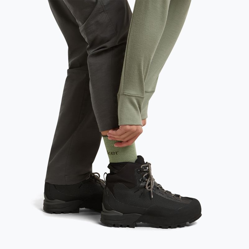 Women's socks Icebreaker Merino Hike+ Light Crew lichen/dark loden 5