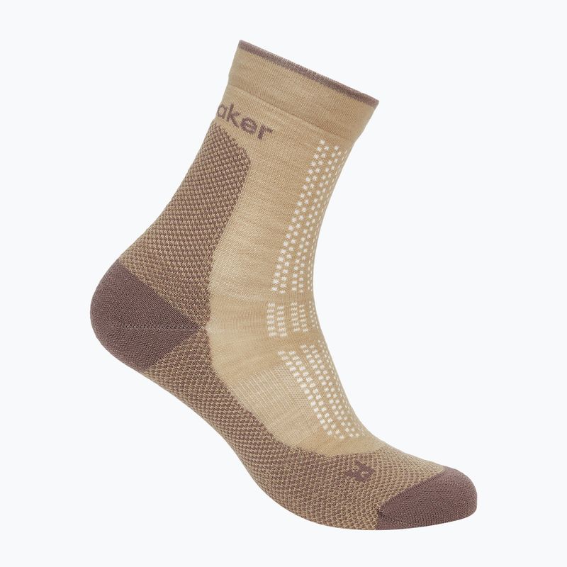 Women's socks Icebreaker Merino Hike+ Ultralight Quarterpink quartz/porcini