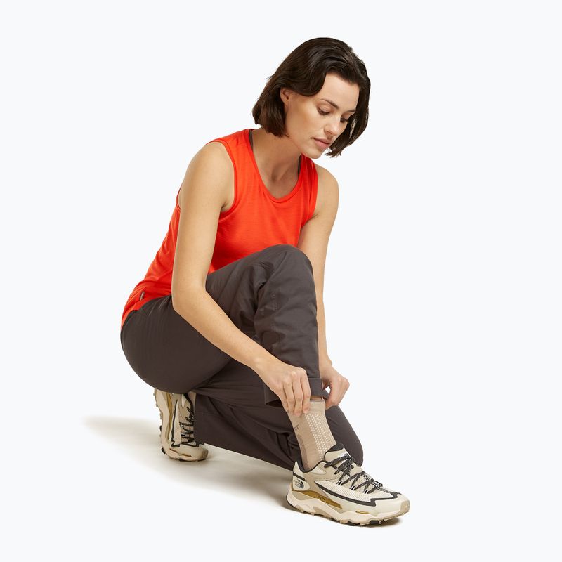 Women's socks Icebreaker Merino Hike+ Ultralight Quarterpink quartz/porcini 5