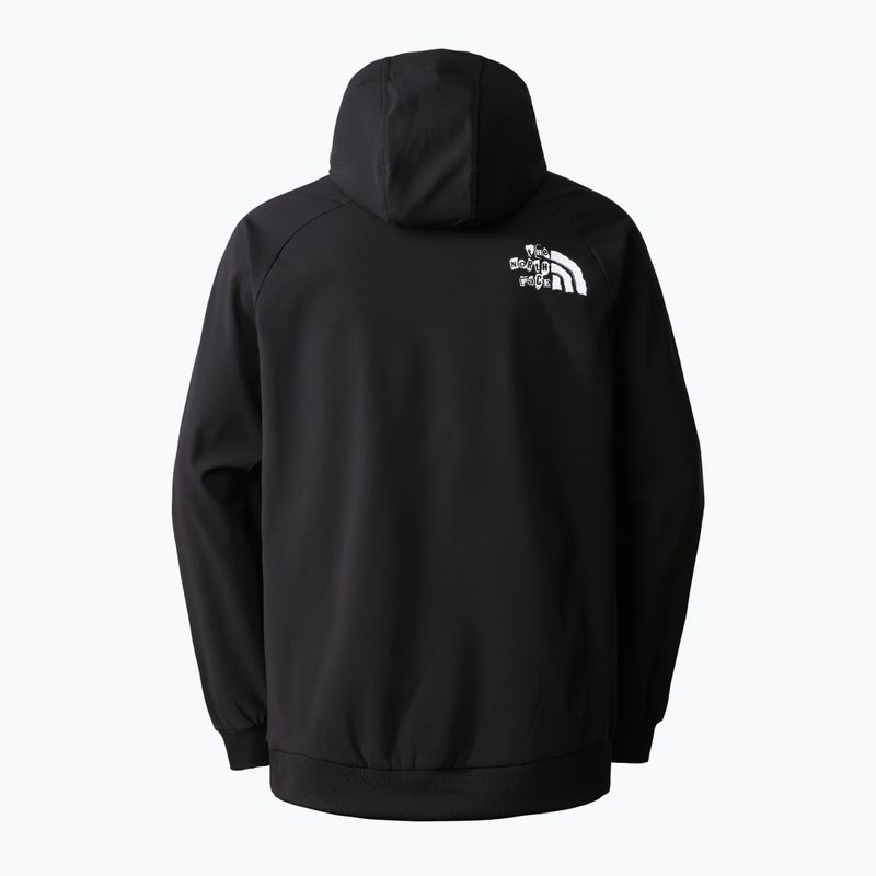 Men's trekking sweatshirt The North Face Printed Tekno Hoodie black NF0A7ZUHKY41 11