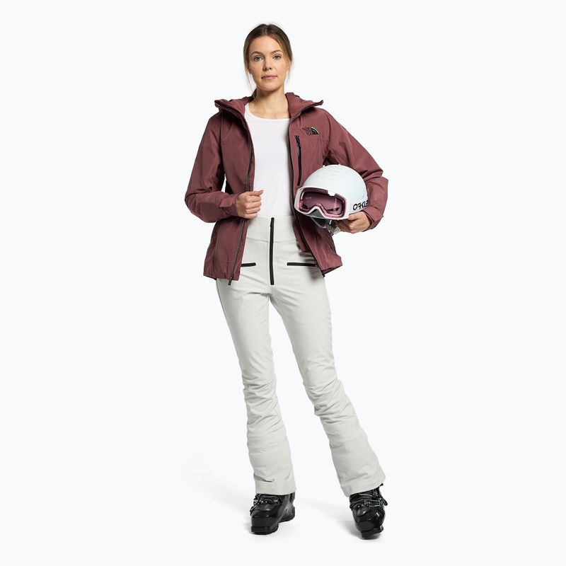 The North Face Descendit women's ski jacket maroon NF0A4R1R6R41 2