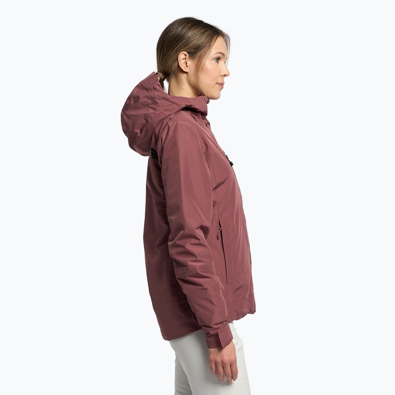 The North Face Descendit women's ski jacket maroon NF0A4R1R6R41 3