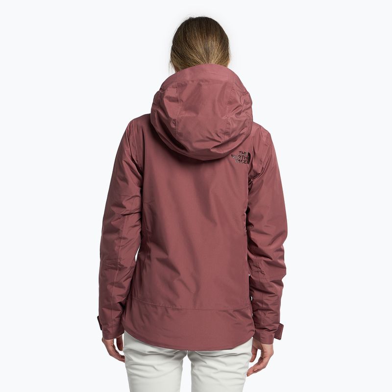 The North Face Descendit women's ski jacket maroon NF0A4R1R6R41 4
