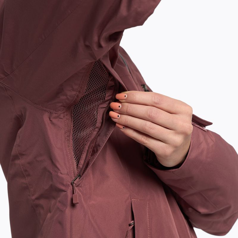The North Face Descendit women's ski jacket maroon NF0A4R1R6R41 8