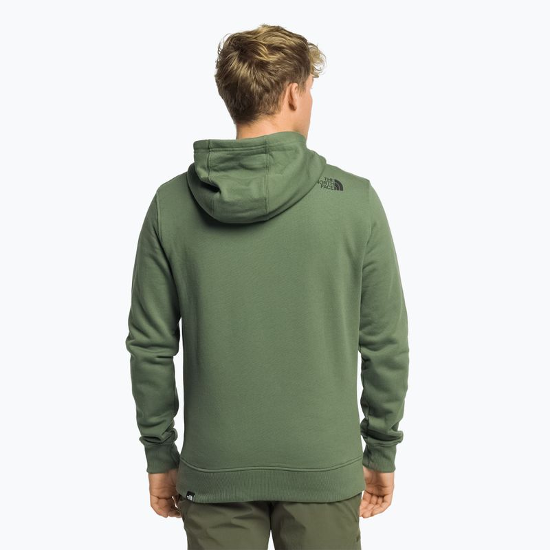 Men's trekking sweatshirt The North Face Simple Dome Hoodie green NF0A7X1JNYC1 4