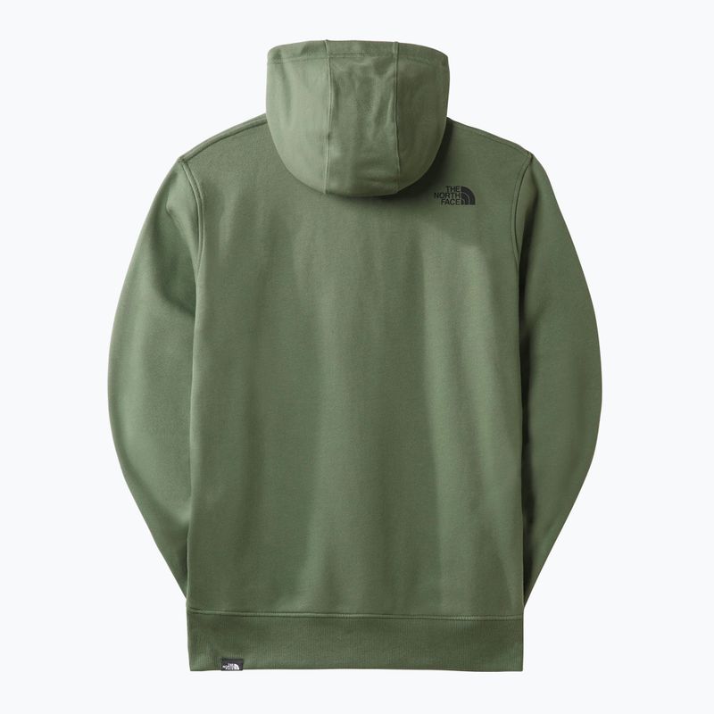 Men's trekking sweatshirt The North Face Simple Dome Hoodie green NF0A7X1JNYC1 10