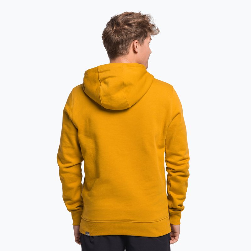 Men's trekking sweatshirt The North Face Drew Peak Pullover Hoodie yellow NF00AHJY76S1 4