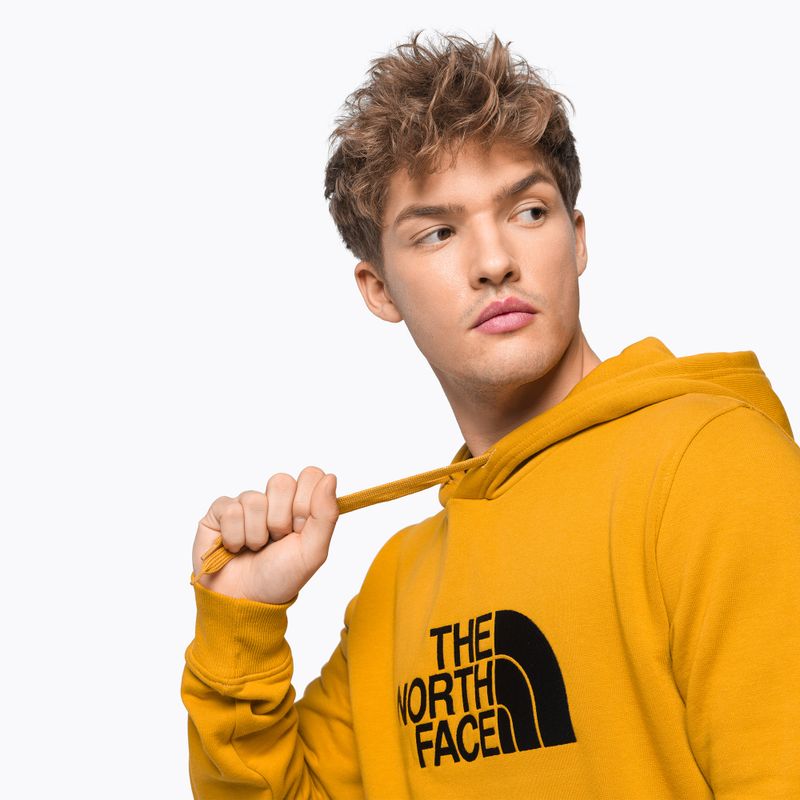 Men's trekking sweatshirt The North Face Drew Peak Pullover Hoodie yellow NF00AHJY76S1 6