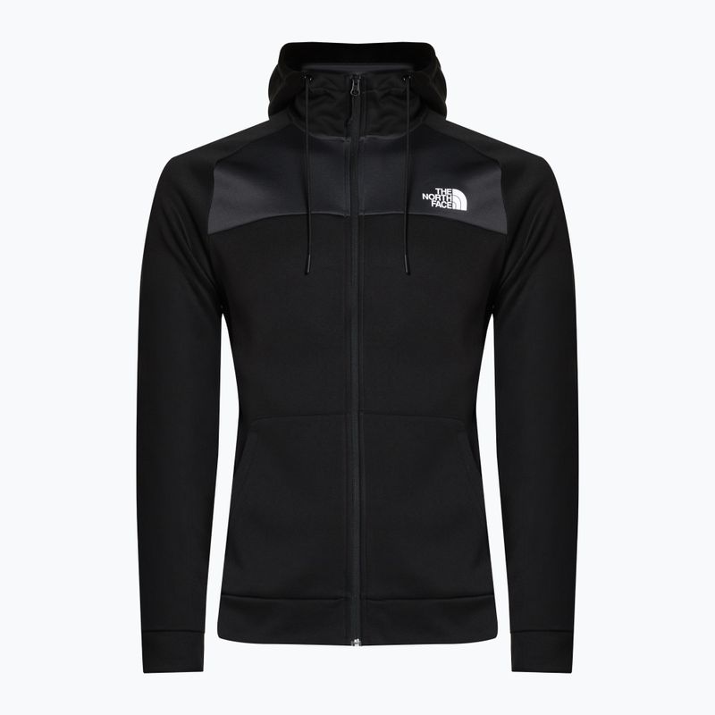 Men's trekking sweatshirt The North Face Reaxion Fleece Full Zip Hoodie black-grey NF0A7Z9OKT01