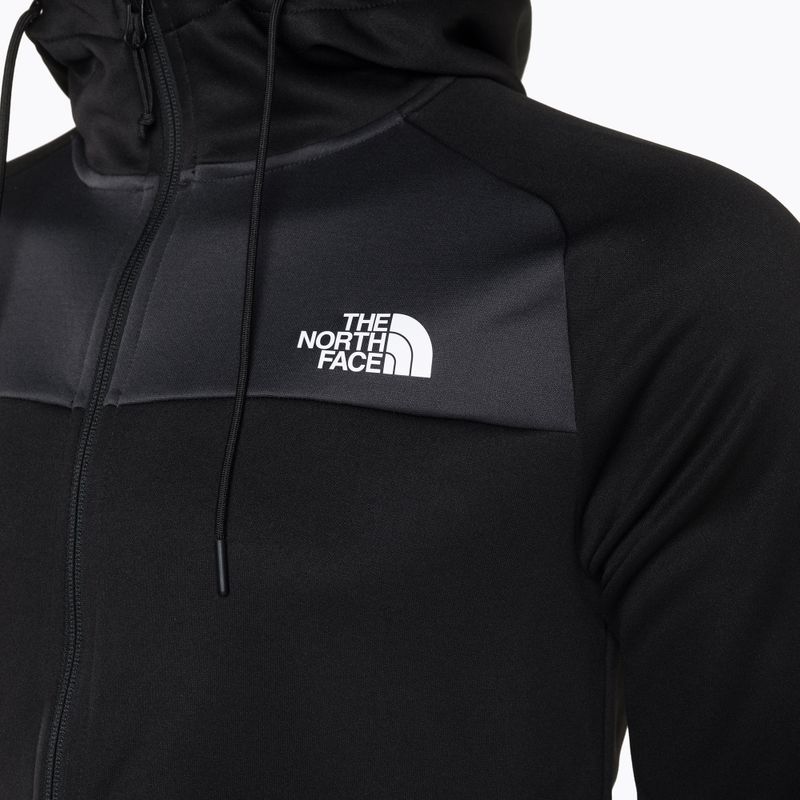 Men's trekking sweatshirt The North Face Reaxion Fleece Full Zip Hoodie black-grey NF0A7Z9OKT01 3