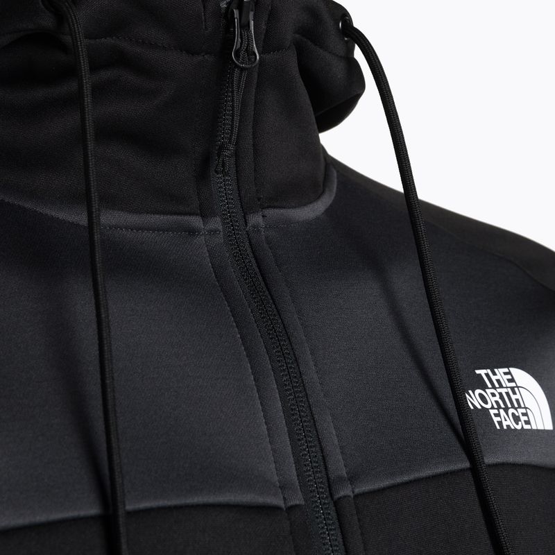 Men's trekking sweatshirt The North Face Reaxion Fleece Full Zip Hoodie black-grey NF0A7Z9OKT01 4