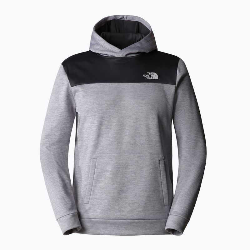 Men's The North Face Reaxion Fleece P/O Hoodie tnf light grey heather/ asphalt grey 4