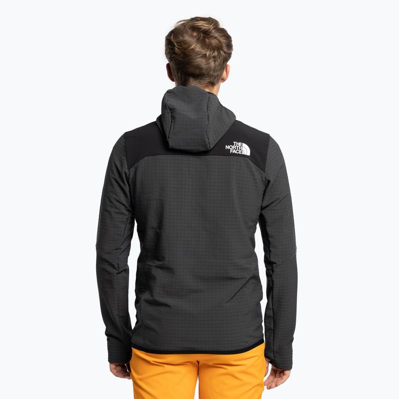 Men's The North Face Dawn Turn Hybrid Ventrix Midlayer Grey NF0A7Z8QMN81 Ski Sweatshirt 4