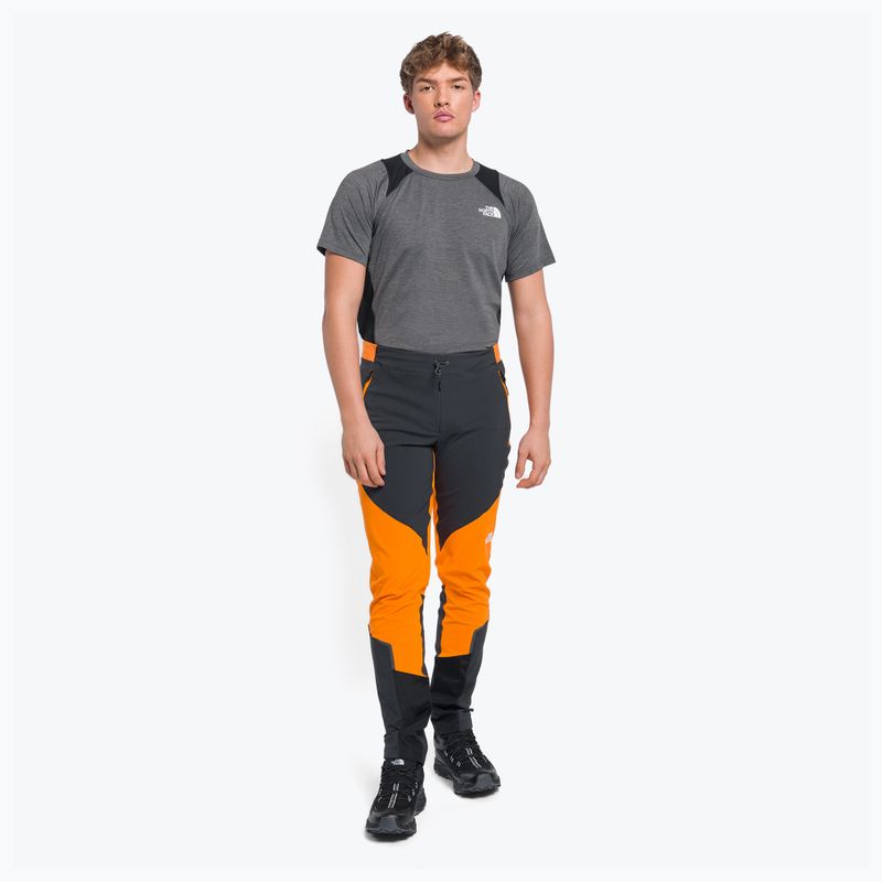 Men's ski trousers The North Face Dawn Turn orange-grey NF0A7Z8N8V81 2