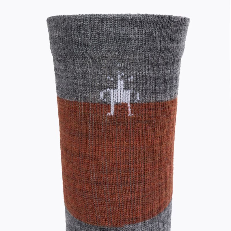 Smartwool Everyday Blocked Stripe Crew grey trekking socks SW001940052 3