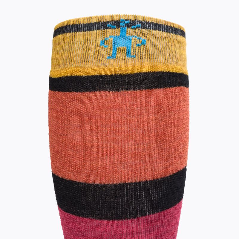 Women's snowboard socks Smartwool Snowboard Targeted Cushion OTC black-red SW001870001 3