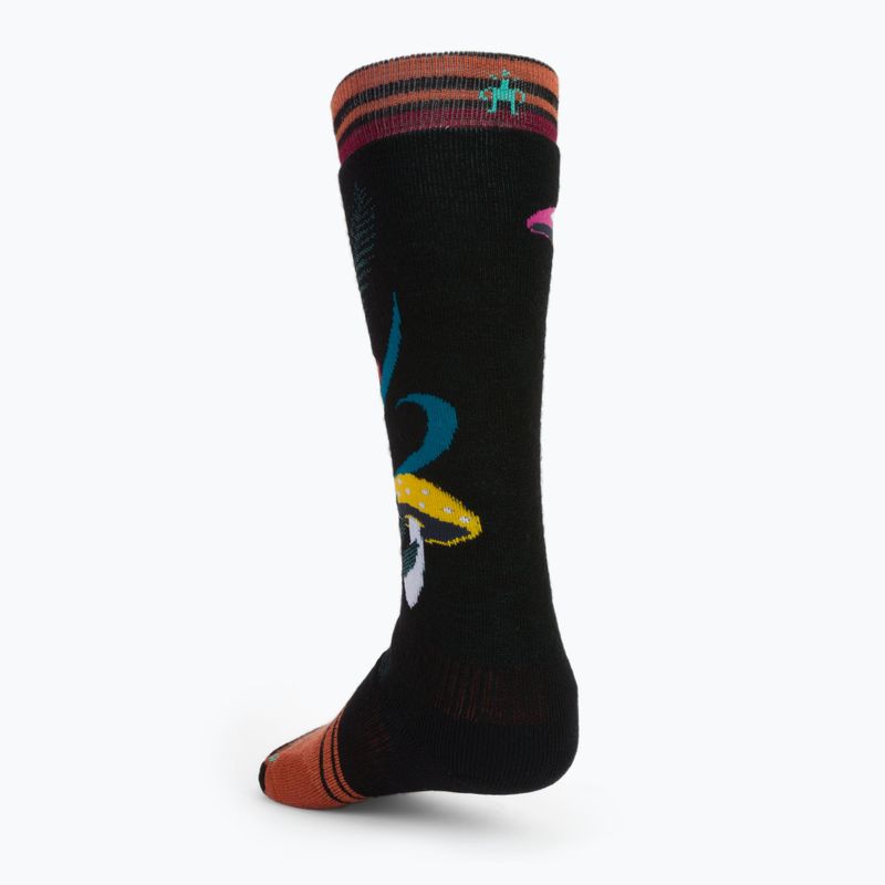 Women's snowboard socks Smartwool Snowboard Full Cushion Fungi Fabulous OTC black SW001868001 2