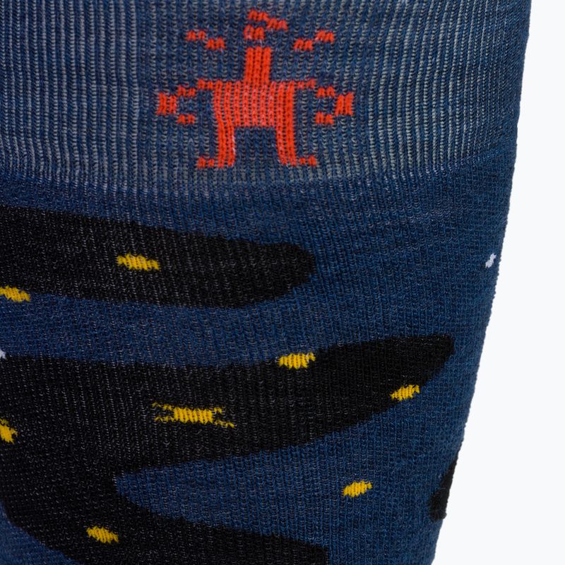Men's Smartwool Snowboard Targeted Cushion Astronaut OTC navy blue SW001920B25 snowboard socks 3