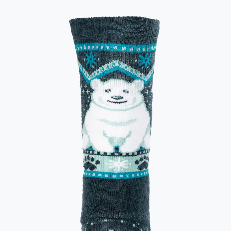 Smartwool children's socks Wintersport Full Cushion Polar Bear Pattern OTC twilight blue 3