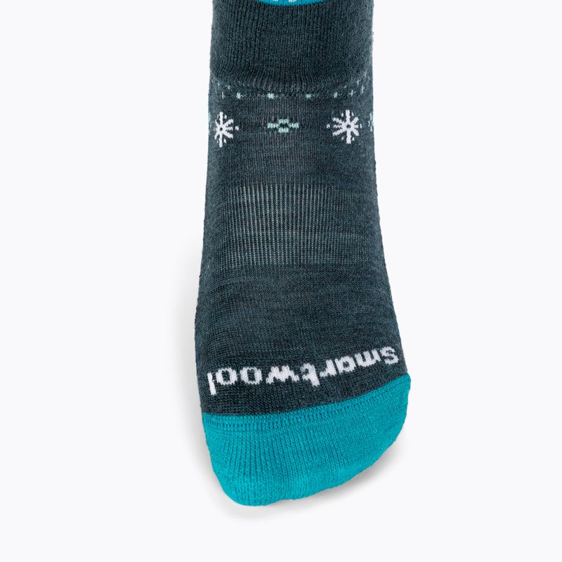 Smartwool children's socks Wintersport Full Cushion Polar Bear Pattern OTC twilight blue 5